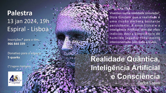 Vídeo da Palestra "Realidade Quântica, Inteligência Artificial e Consciência" - 13 jan 2024 (produto digital)